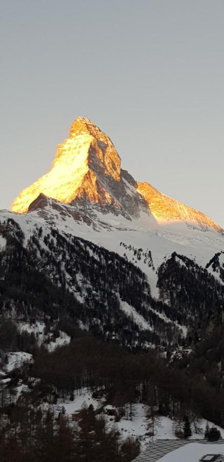 Haus Les Melezes C Apartment Zermatt Bagian luar foto